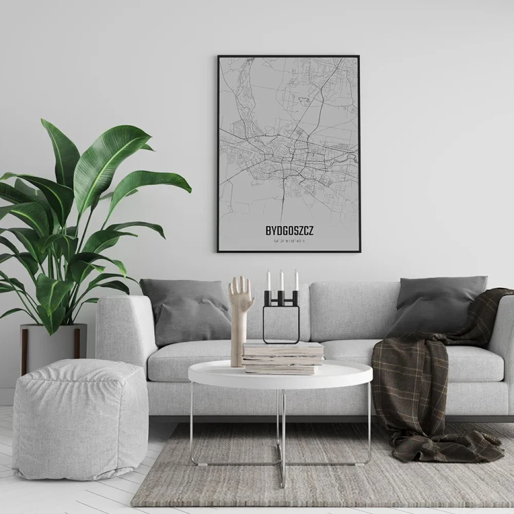 Plakat Bydgoszcz fog mockup