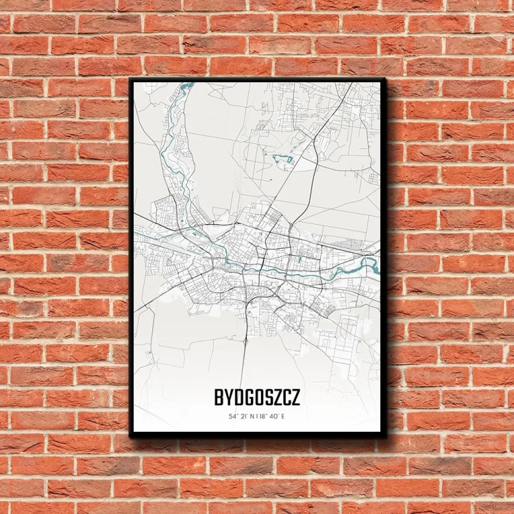 Plakat Bydgoszcz day tło ściana czerwone cegły