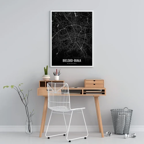 Plakat Bielsko Biała night mockup
