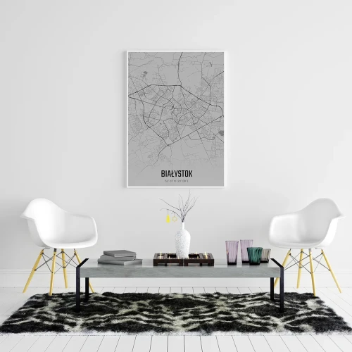 Plakat Białystok fog mockup