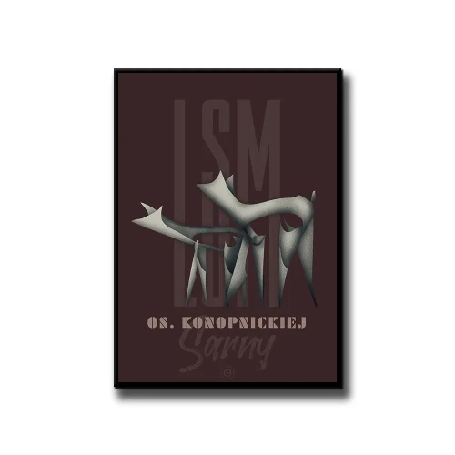 Plakat LSM Sarna białe tło