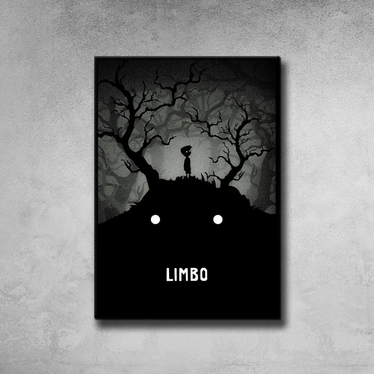 Plakat LIMBO tło ściana szary beton
