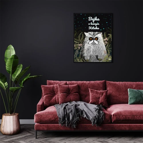 Plakat Bajka o leśnym Kitaku mockup