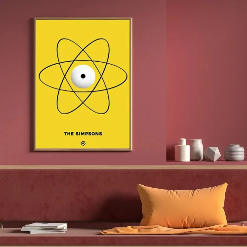 Plakat The Simpsons mockup