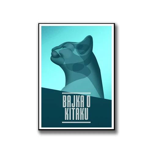 Plakat Bajka o kitaku białe tło
