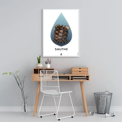 Plakat Smutne mockup