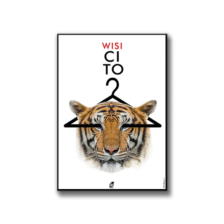 Plakat Wisi Ci To białe tło