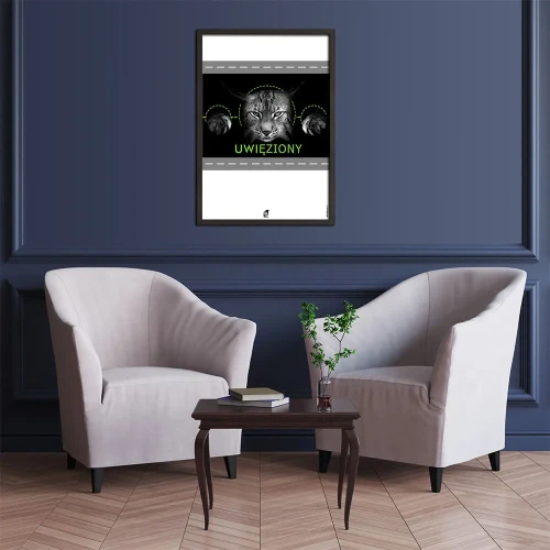 Plakat Uwięziony mockup