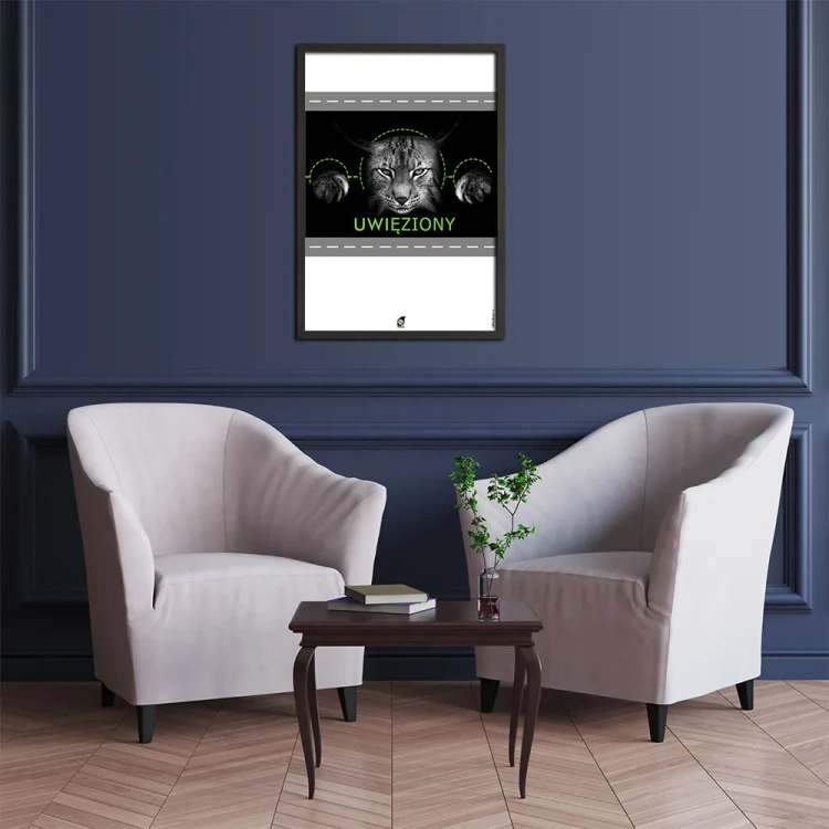 Plakat Uwięziony mockup