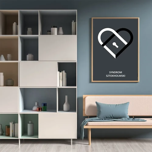 Plakat Syndrom Sztokholmski mockup
