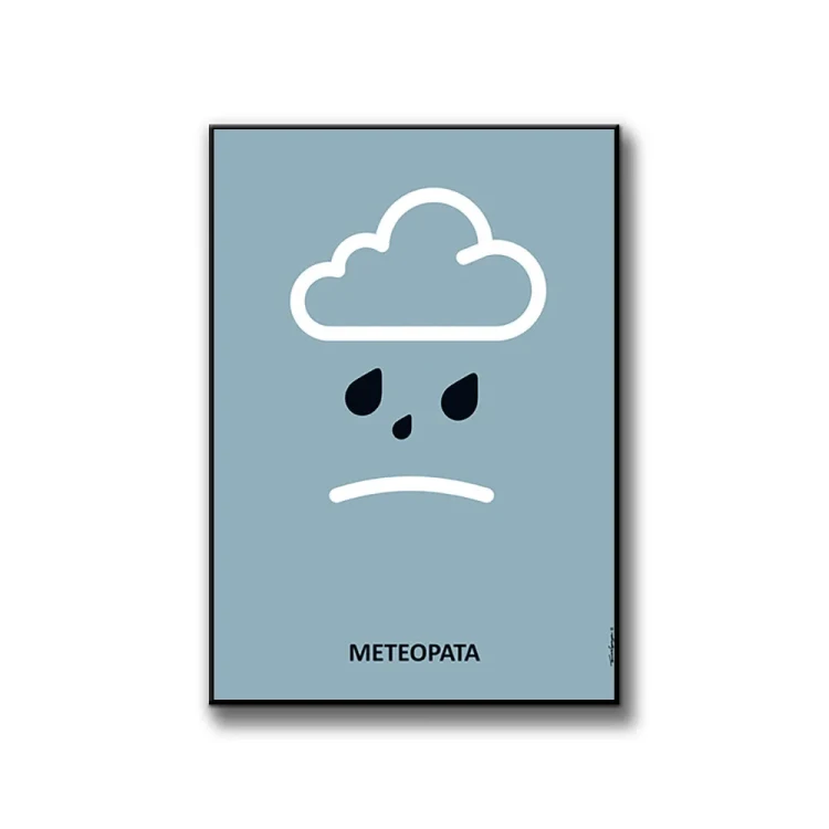 Plakat Meteopata białe tło