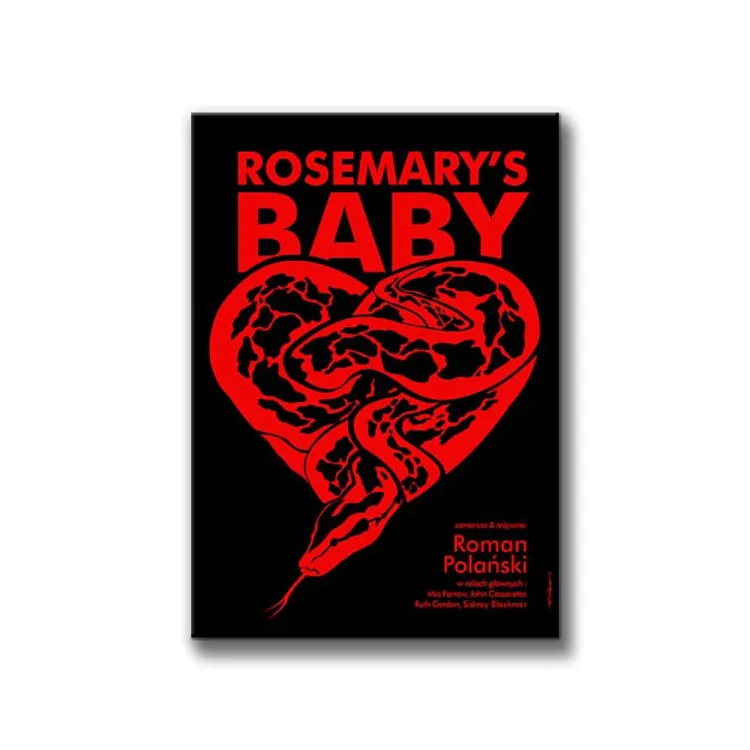 Plakat Rosemary's Baby białe tło