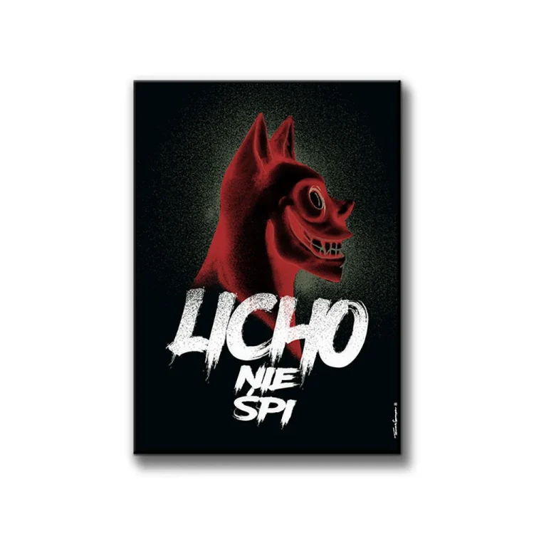 Plakat Licho nie Śpi białe tło