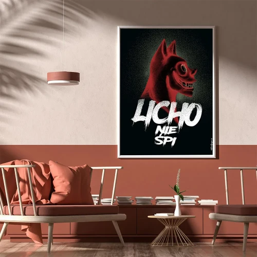 Plakat Licho nie Śpi mockup