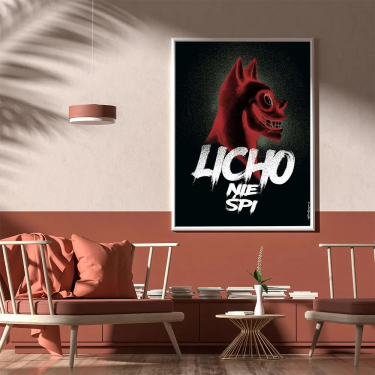 Plakat Licho nie Śpi mockup