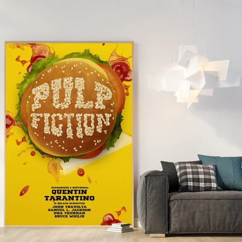 Plakat Pulp Fiction mockup