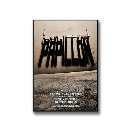 Plakat Papillon białe tło