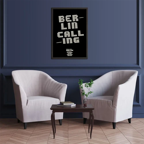 Plakat Berlin Calling mockup
