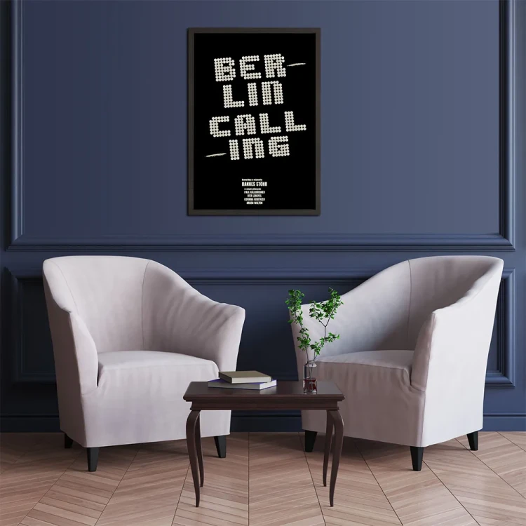 Plakat Berlin Calling mockup